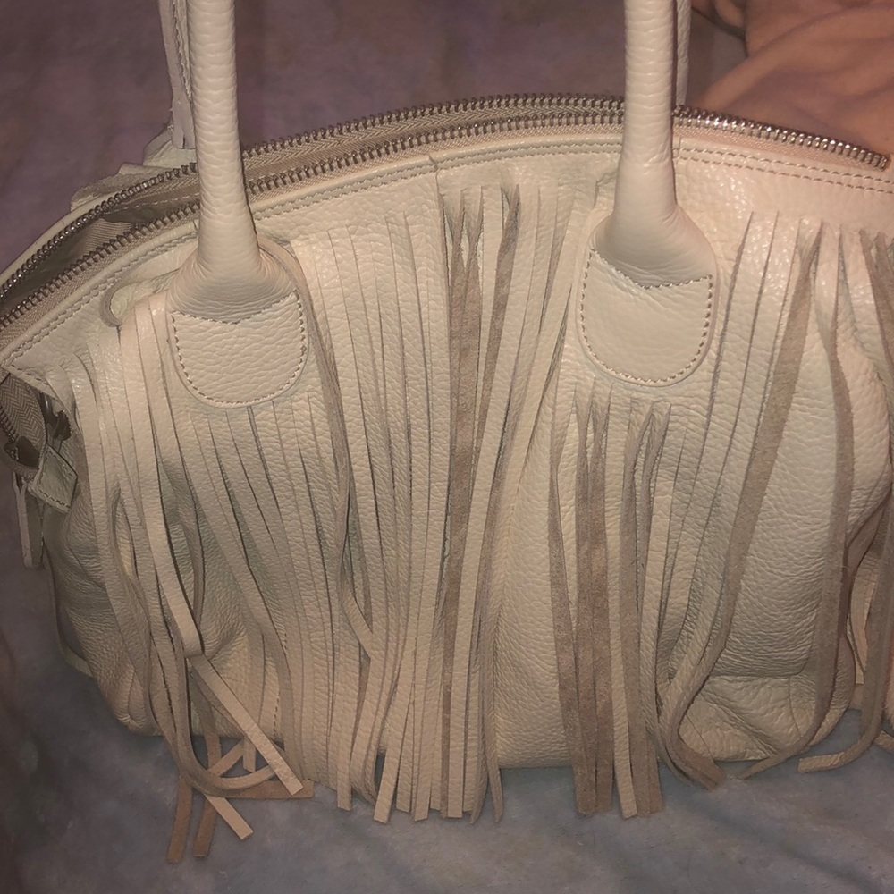 Boho Italian winter white medium speedy can be crossbody